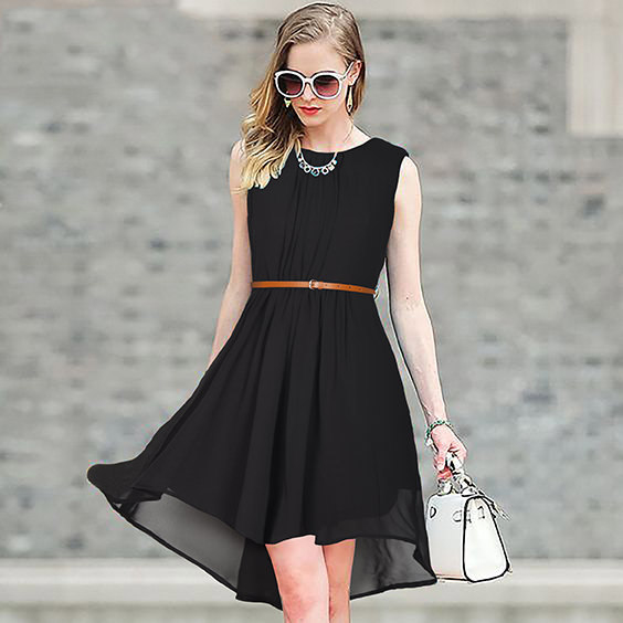 Kartiklifestyle Designer Western  Dress Fabric Premium Georgette, Inner- Heavy American Crepe Stitched Kurtis.