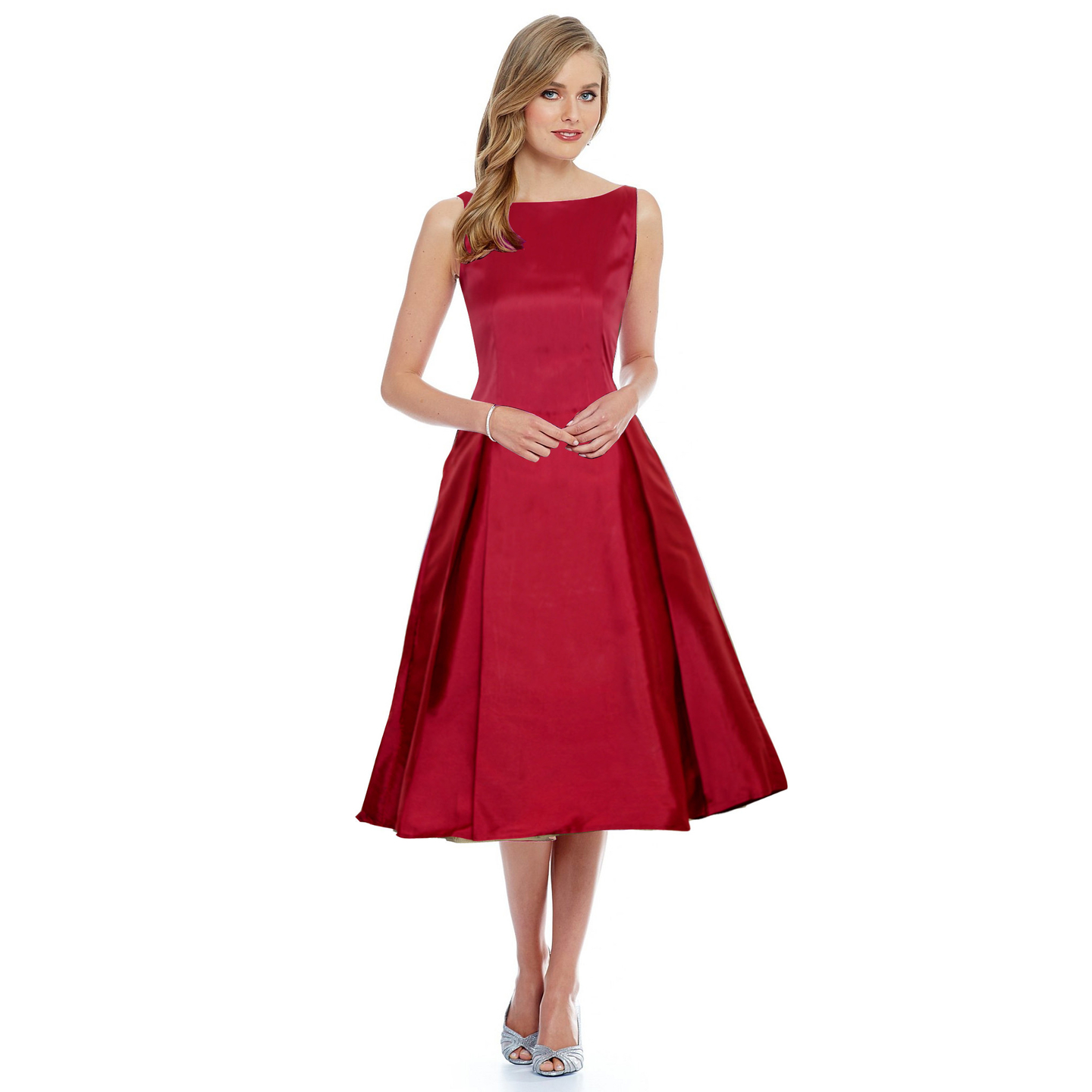 Kartiklifestyle Designer Western  Dress Fabric Taffeta Silk Stitched Kurtis.