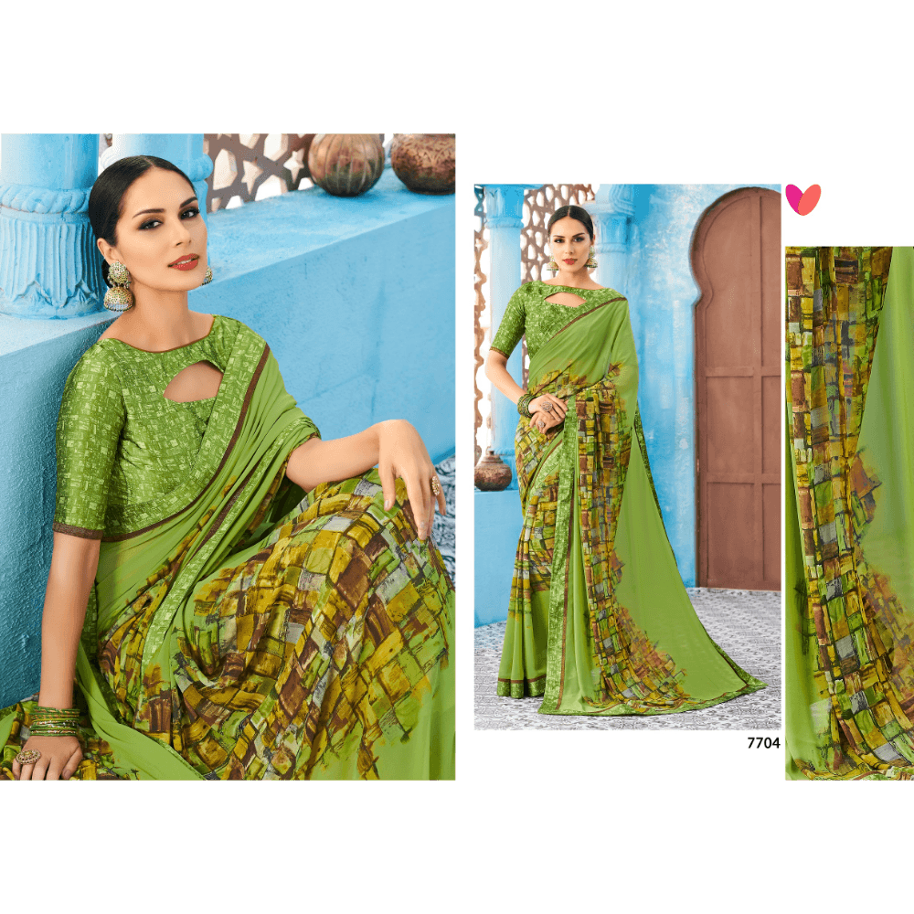 Printed Casual Wear Sarees