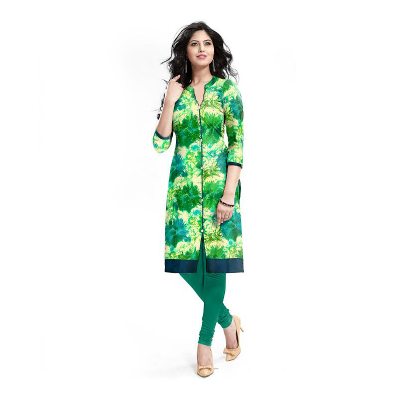Kartiklifestyle Designer Kurti Fabric Rayon Stitched Kurtis.