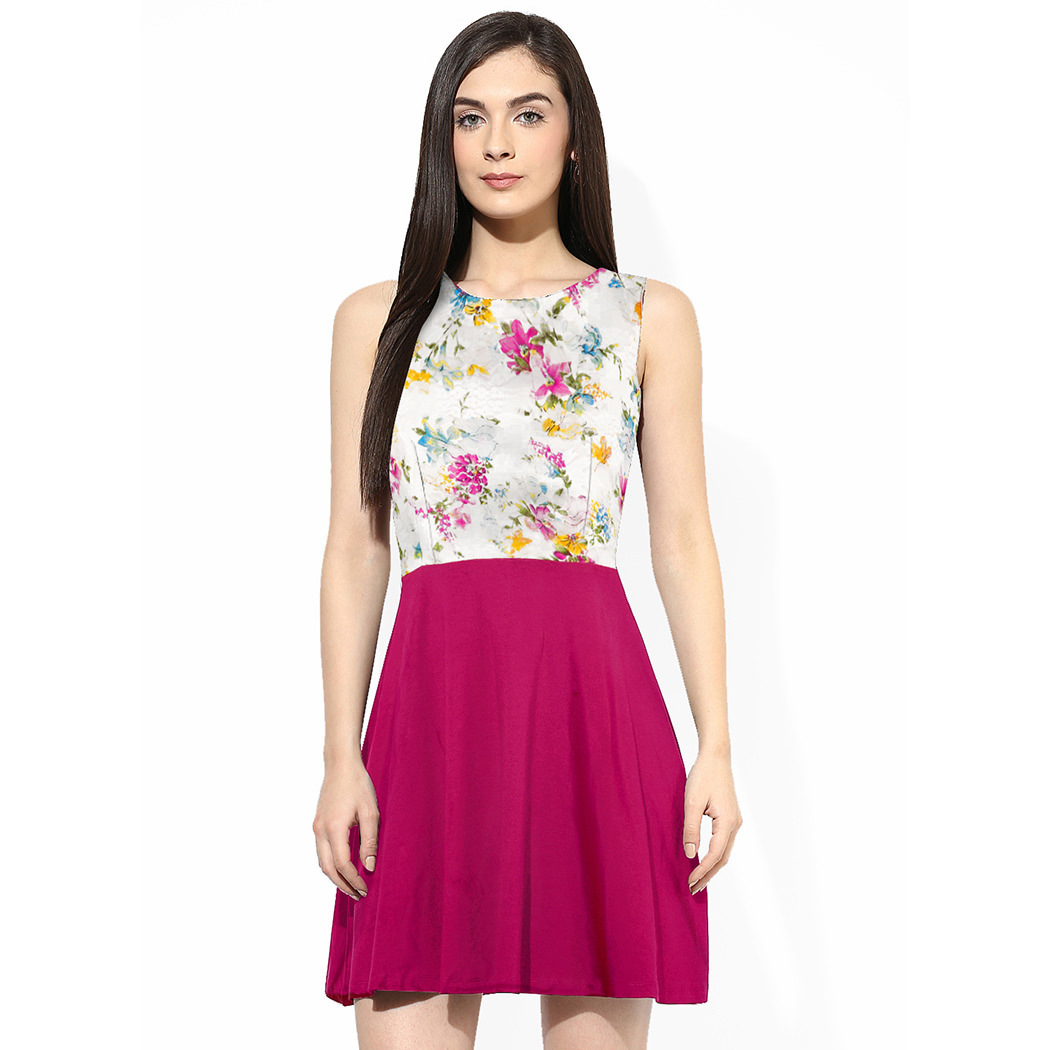 Kartiklifestyle Designer Western  Dress Fabric Printed Net and Heavy American Crepe Stitched Kurtis.