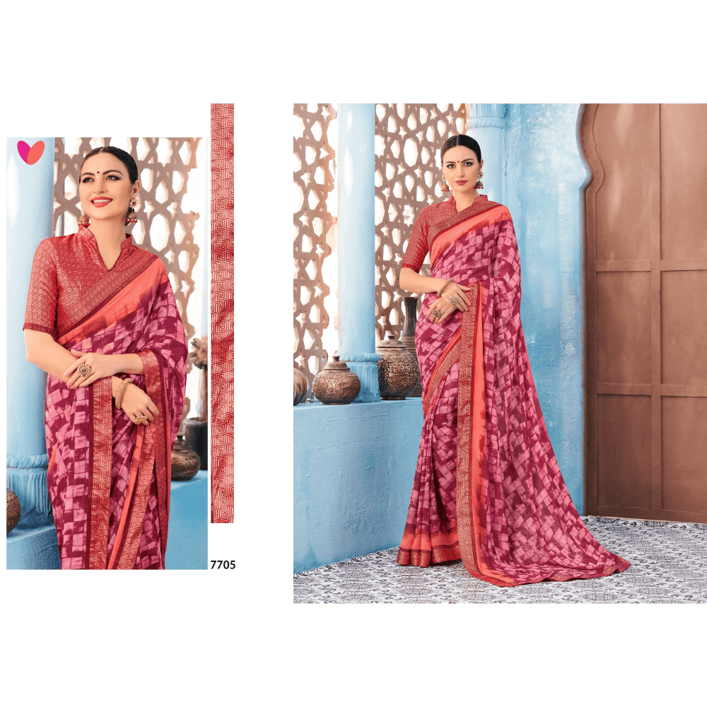 Printed Casual Wear Sarees