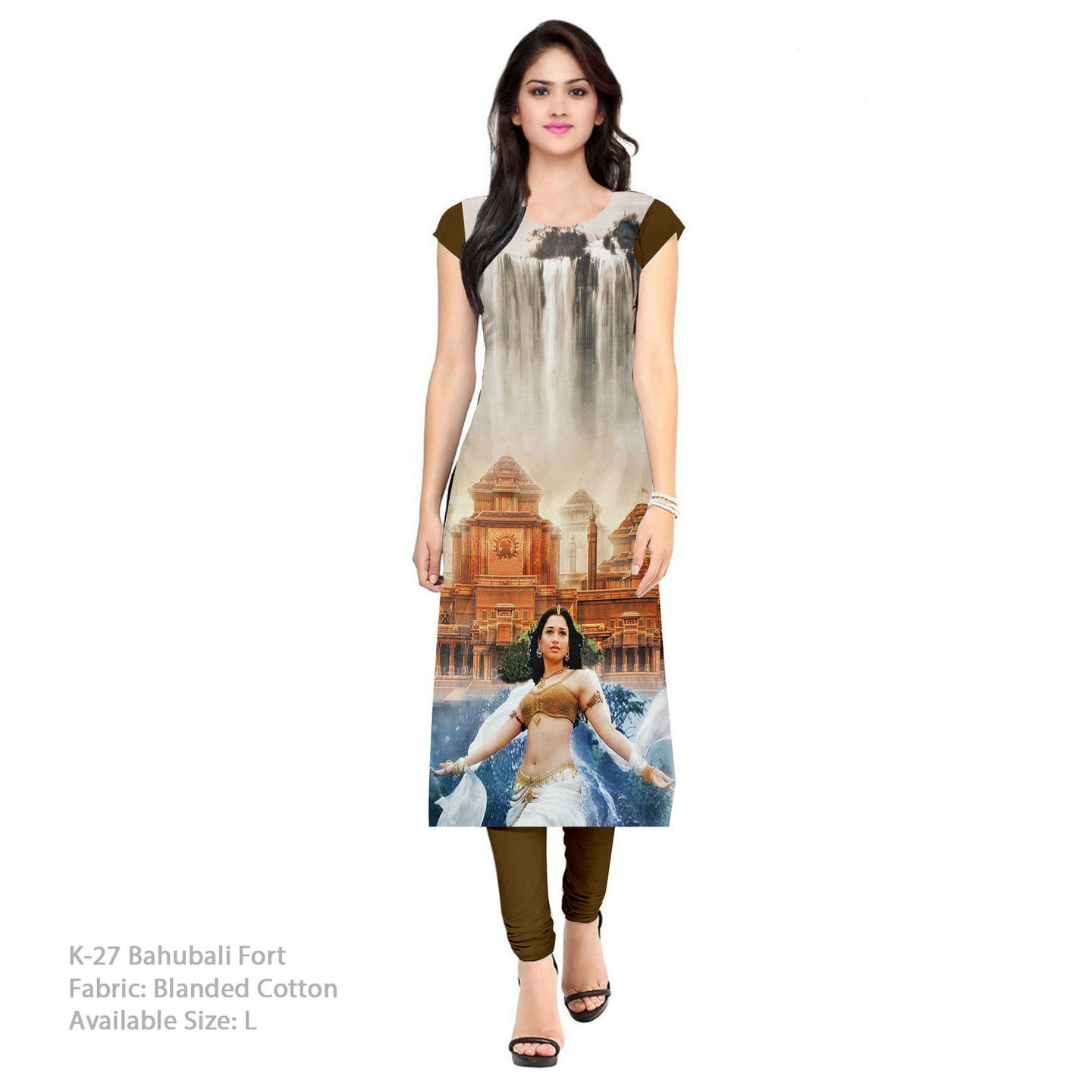 Kartiklifestyle Designer Kurti Fabric Heavy American Crepe Stitched Kurtis.