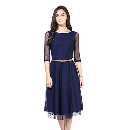 Kartiklifestyle Designer Western  Dress Fabric Soft Net, Inner-Heavy American Crepe Stitched Kurtis.