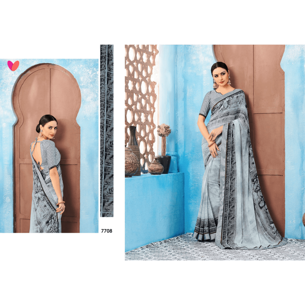 Printed Casual Wear Sarees