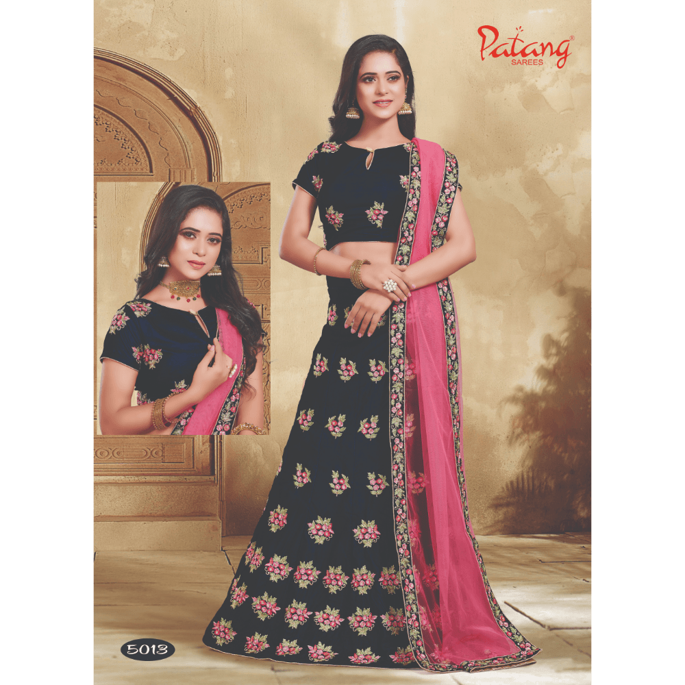 Designer Velvet Heavy Embroidered Indian Bride Wedding Collection Party Wear Lehengas