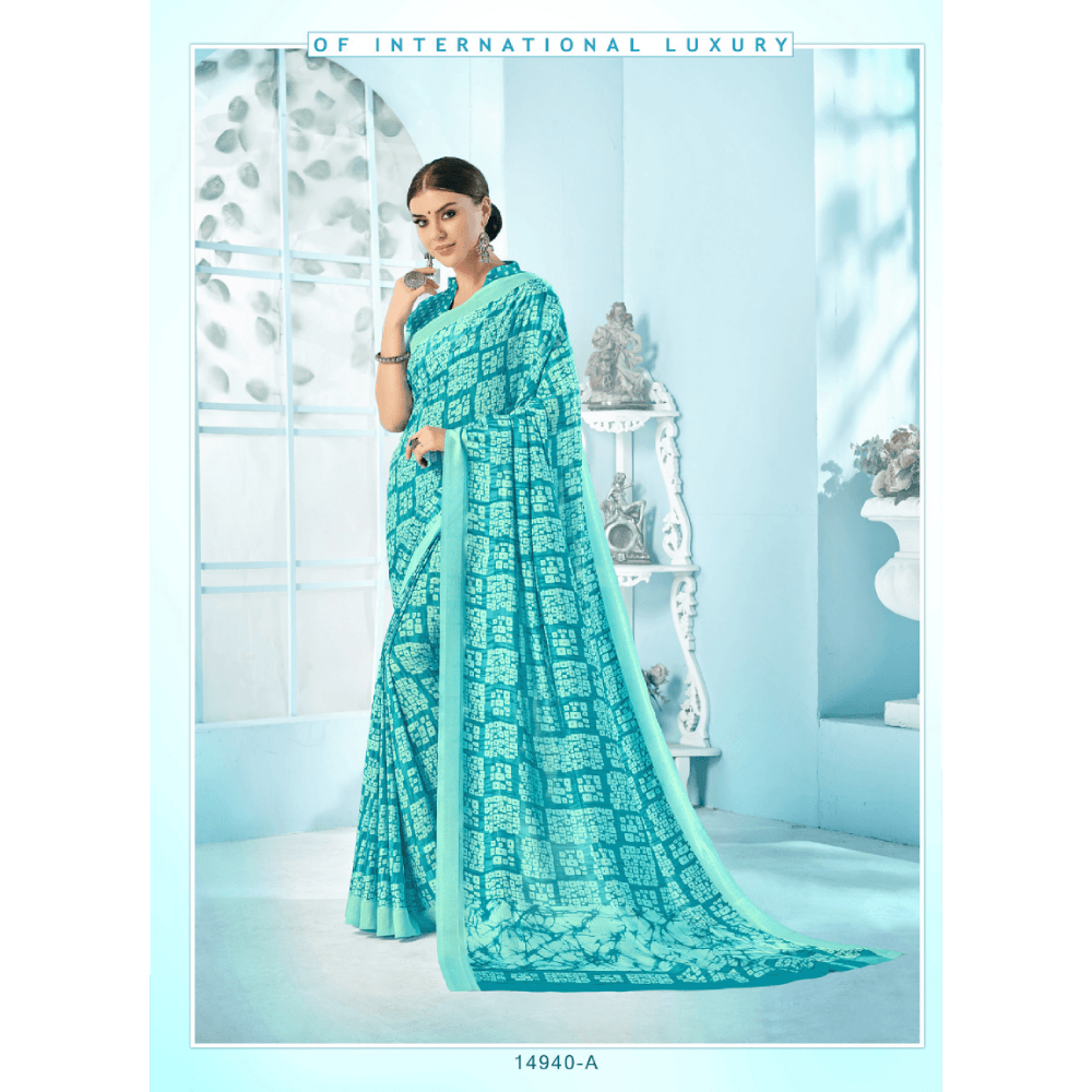 Printed Casual Wear Sarees
