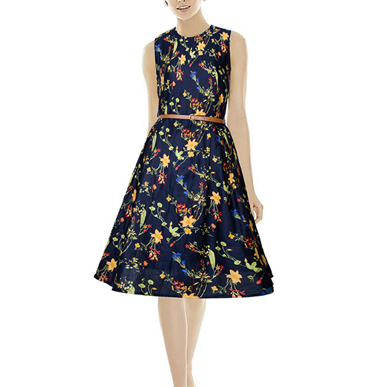 Kartiklifestyle Designer Western  Dress Fabric Blended Cotton Stitched Kurtis.