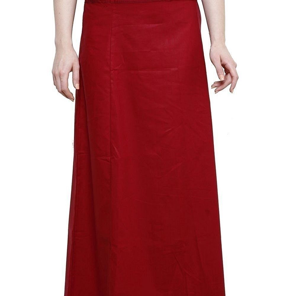 Women's Cotton Inskirt Saree Petticoats Plain Cotton Readymade Petticoat 