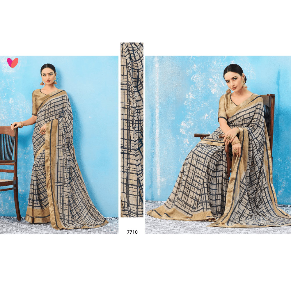 Printed Casual Wear Sarees