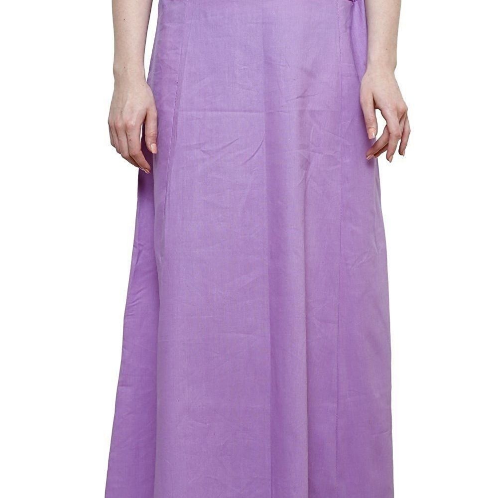 Women's Cotton Inskirt Saree Petticoats Plain Cotton Readymade Petticoat 