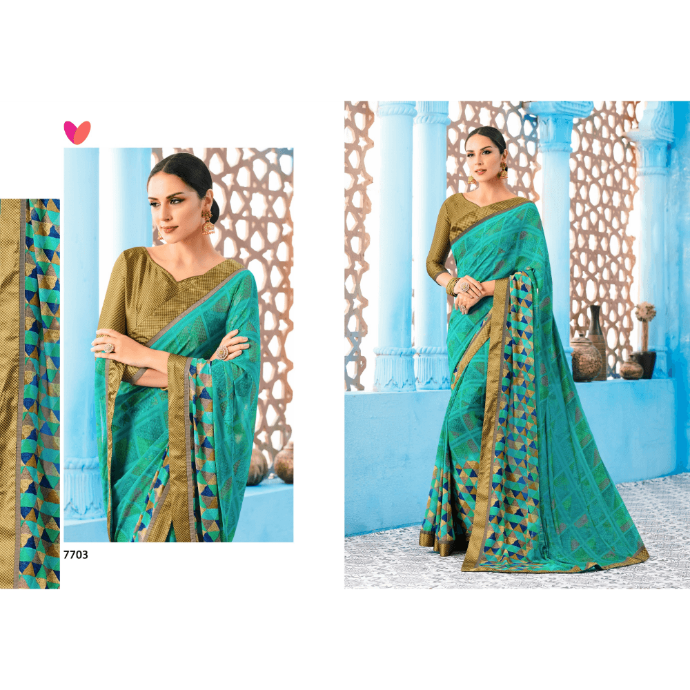 Printed Casual Wear Sarees