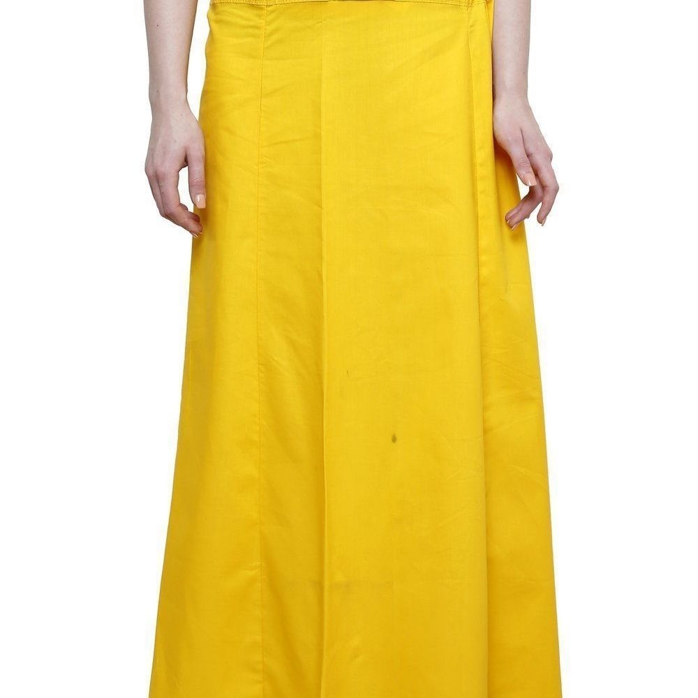 Women's Cotton Inskirt Saree Petticoats Plain Cotton Readymade Petticoat 
