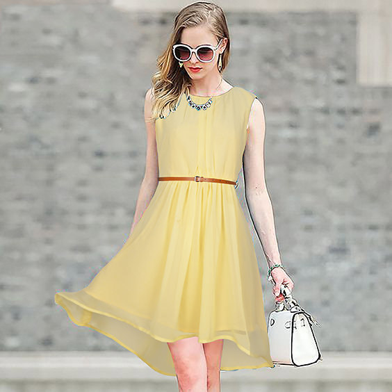 Kartiklifestyle Designer Western  Dress Fabric Premium Georgette, Inner- Heavy American Crepe Stitched Kurtis.