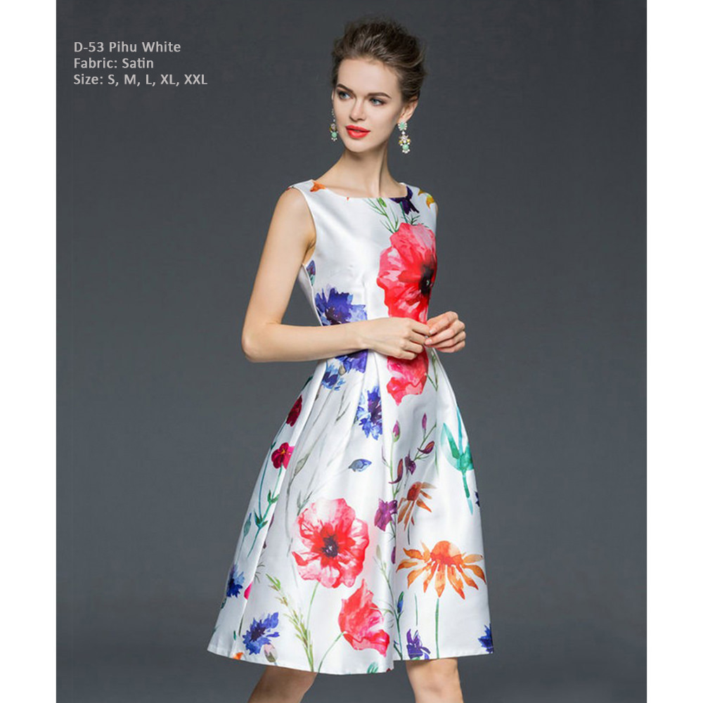 Kartiklifestyle Designer Western  Dress Fabric Premium Japan Satin Stitched Kurtis.