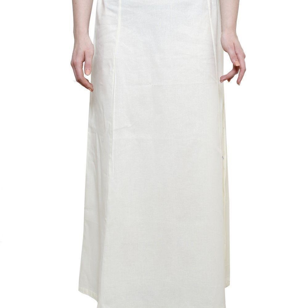 Women's Cotton Inskirt Saree Petticoats Plain Cotton Readymade Petticoat 