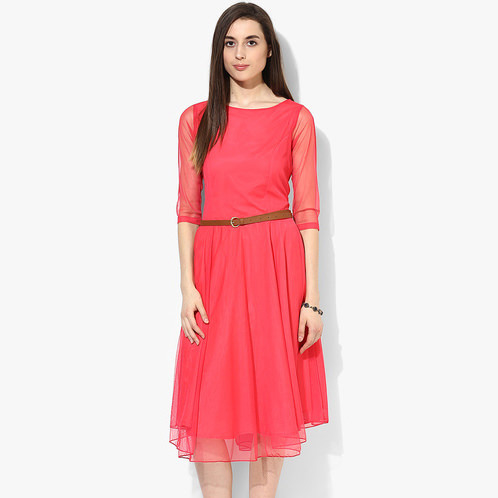 Kartiklifestyle Designer Western  Dress Fabric Soft Net, Inner-Heavy American Crepe Stitched Kurtis.