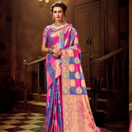 Beautiful Heavy Traditional , Ethnic Looking Art Silk Sarees  With Zari Thread Work