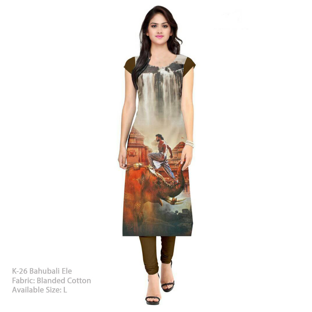 Kartiklifestyle Designer Kurti Fabric Heavy American Crepe Stitched Kurtis.
