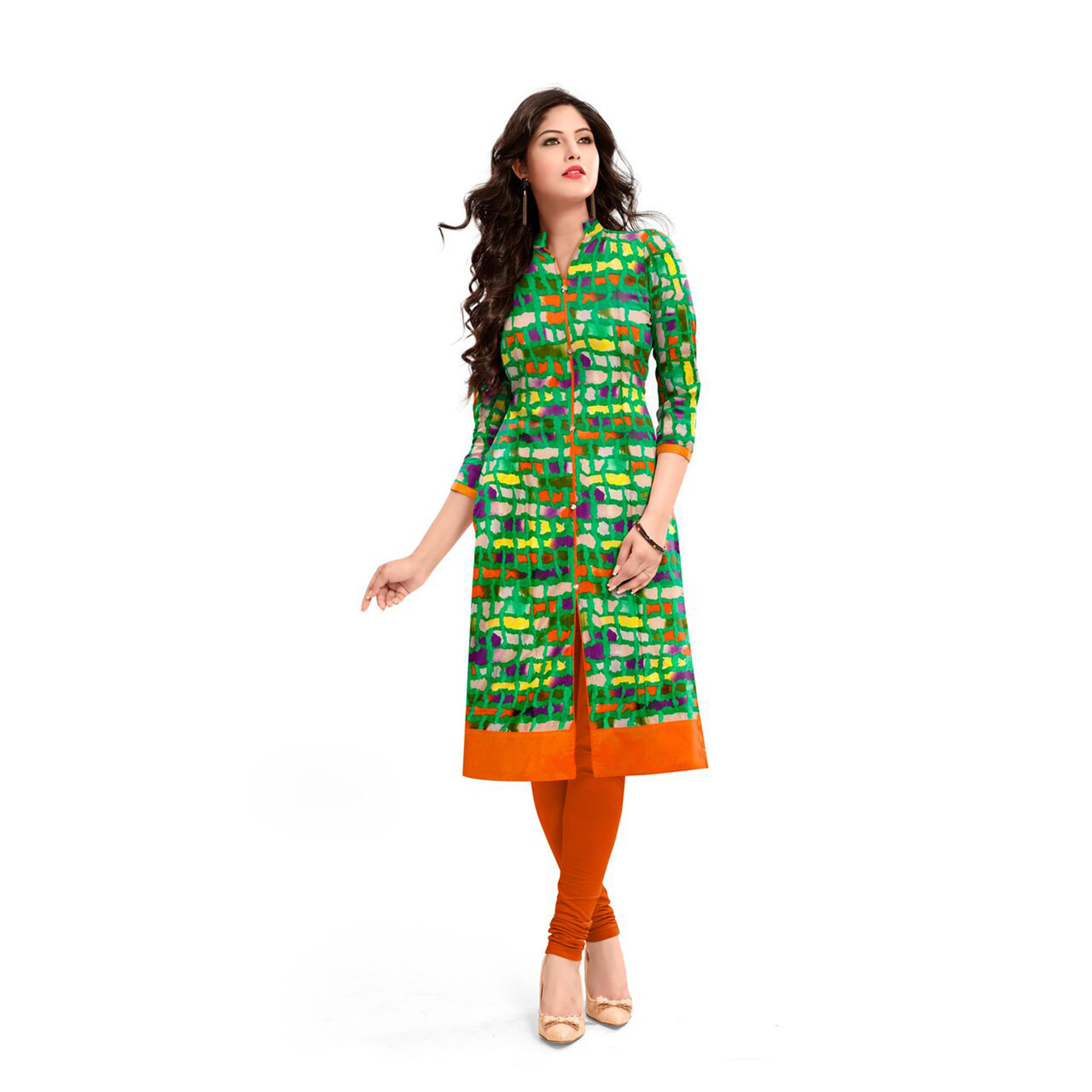 Kartiklifestyle Designer Kurti Fabric Rayon Stitched Kurtis.