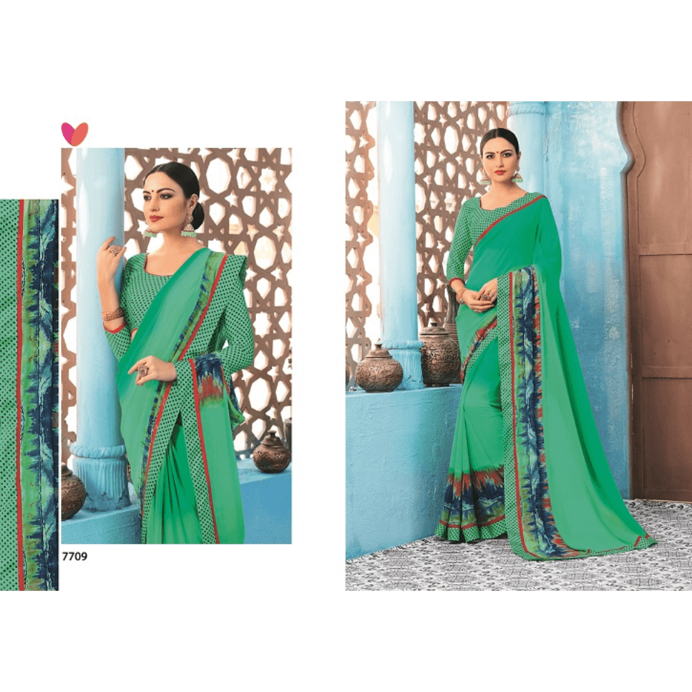 Printed Casual Wear Sarees