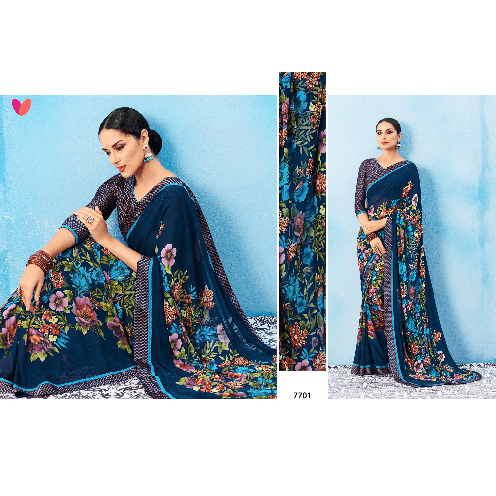Printed Casual Wear Sarees