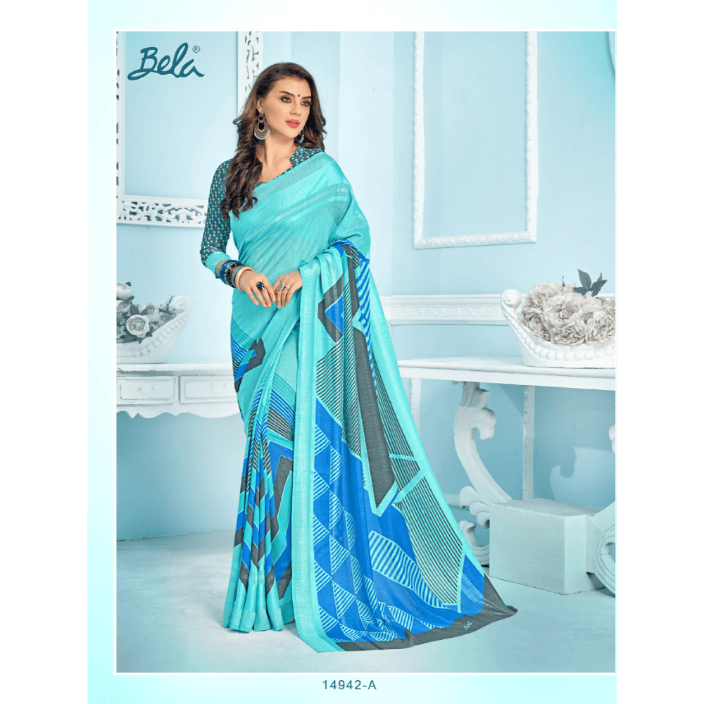 Printed Casual Wear Sarees