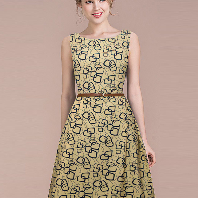 Kartiklifestyle Designer Western  Dress Fabric Heavy American Crepe Stitched Kurtis.