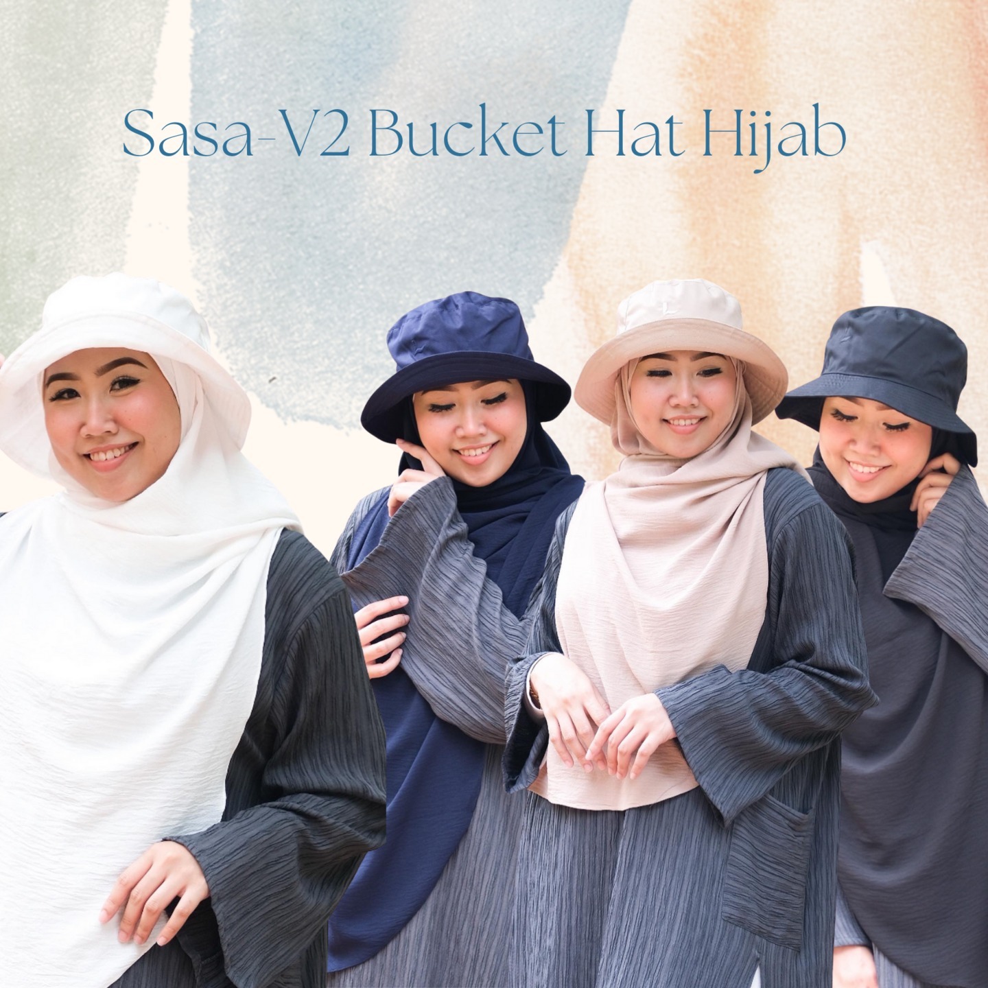 Sasa-V2 Bucket Hat Shawl