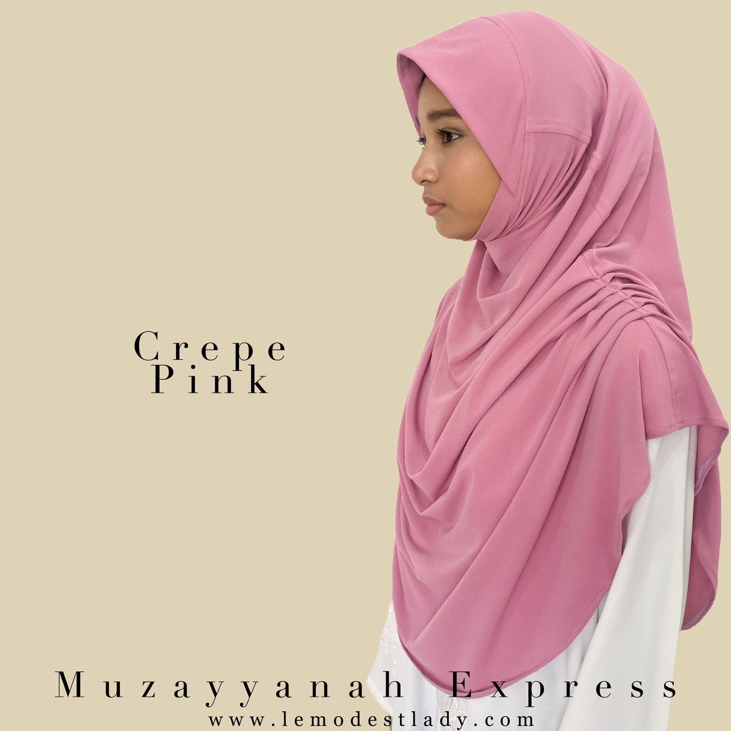 Muzayyanah Express - Crepe Pink