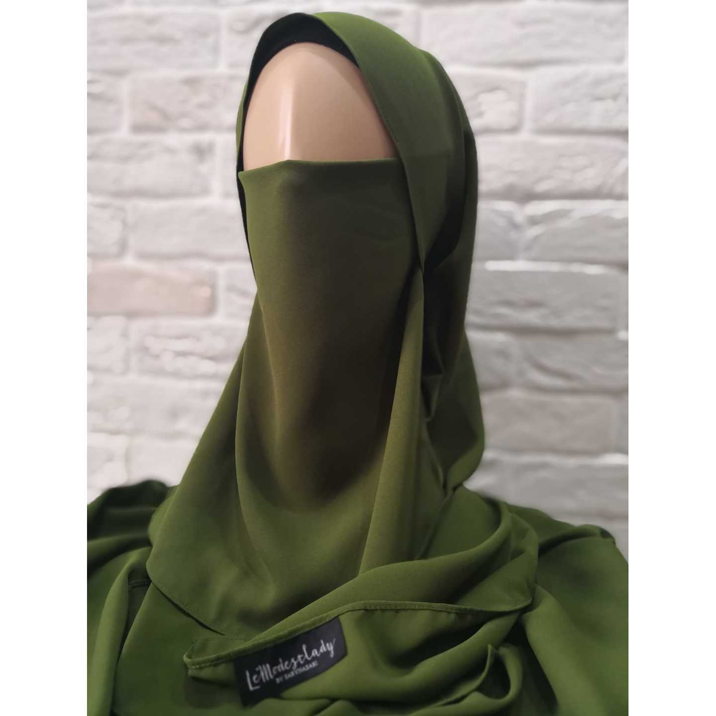 Haya 2-Loop Superwide Instant Shawl - Forest Green