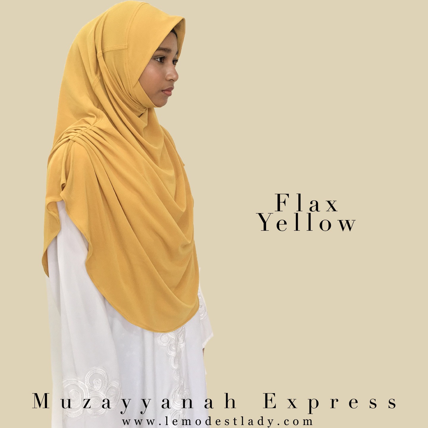 Muzayyanah Express - Flax Yellow