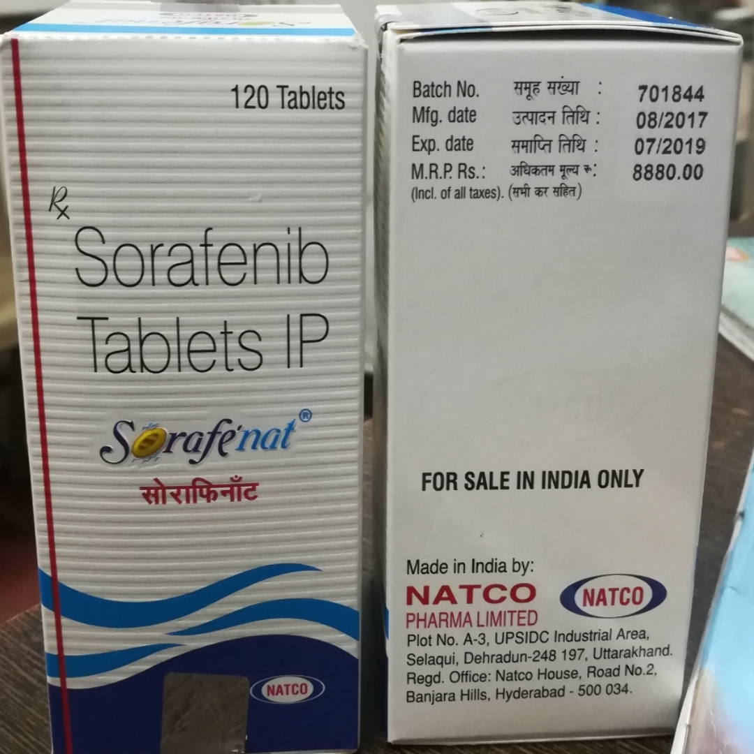 Sorafenat 200 mg  120 Tablets 