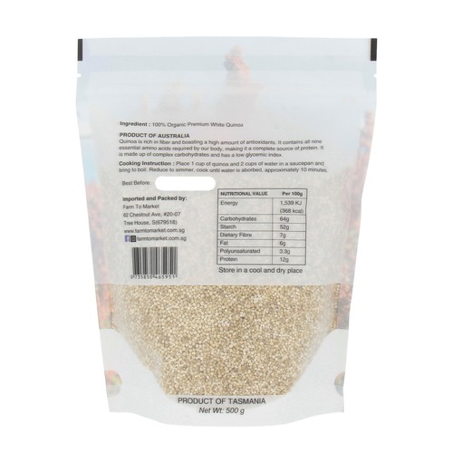 Australian Organic Quinoa 2x500gm