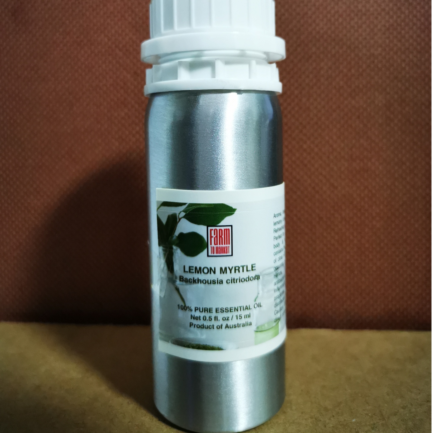 Australian Lemon Myrtle Essential Oil 100 Pure  100ml refill Tournaire Bottle  Backhousia citriodora