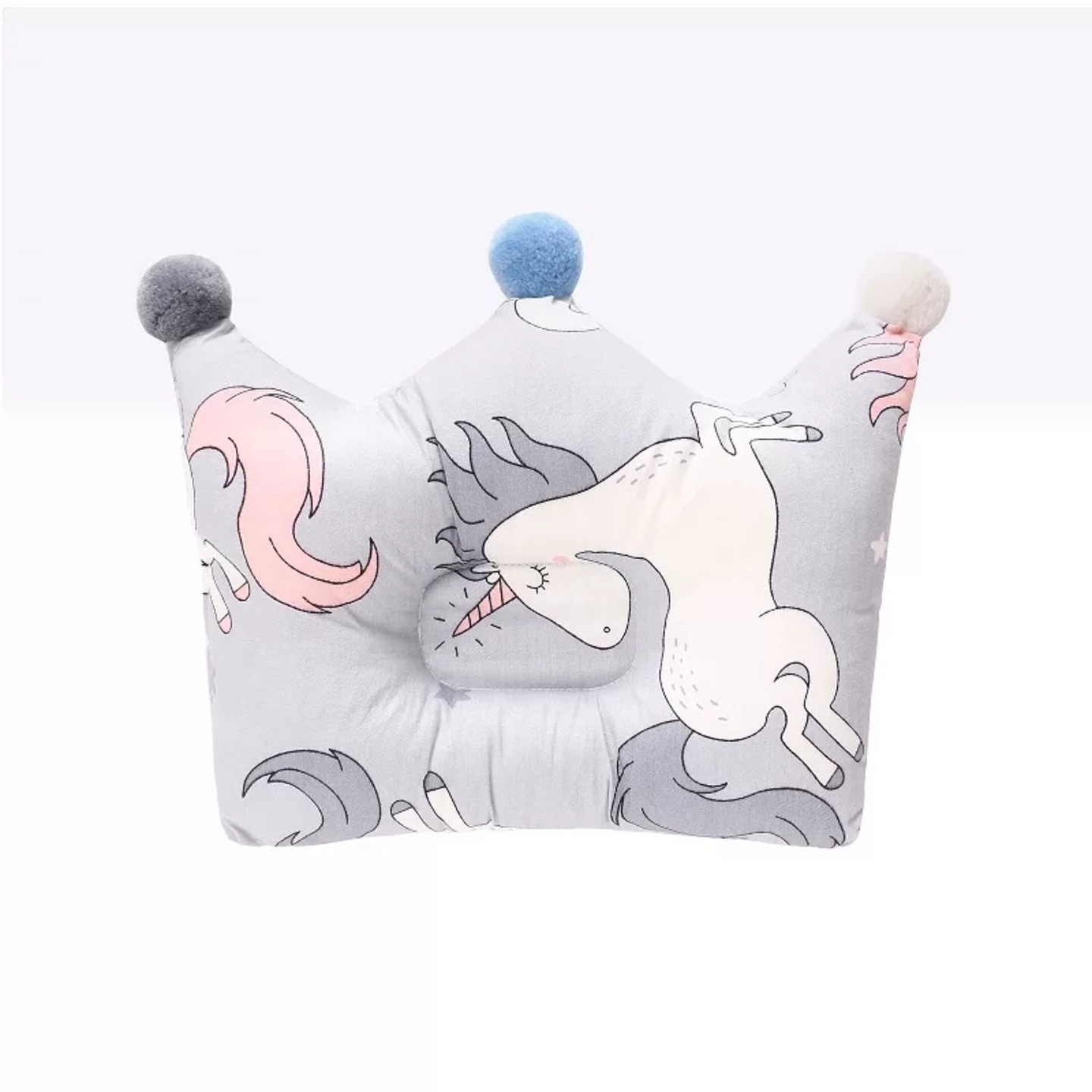 BB Baby Pillow Unicorn Grey