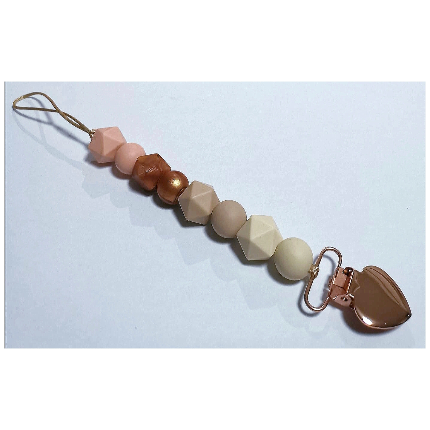 Rose Gold Beadsy Clip