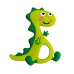 Baby Teether Rexy Lime
