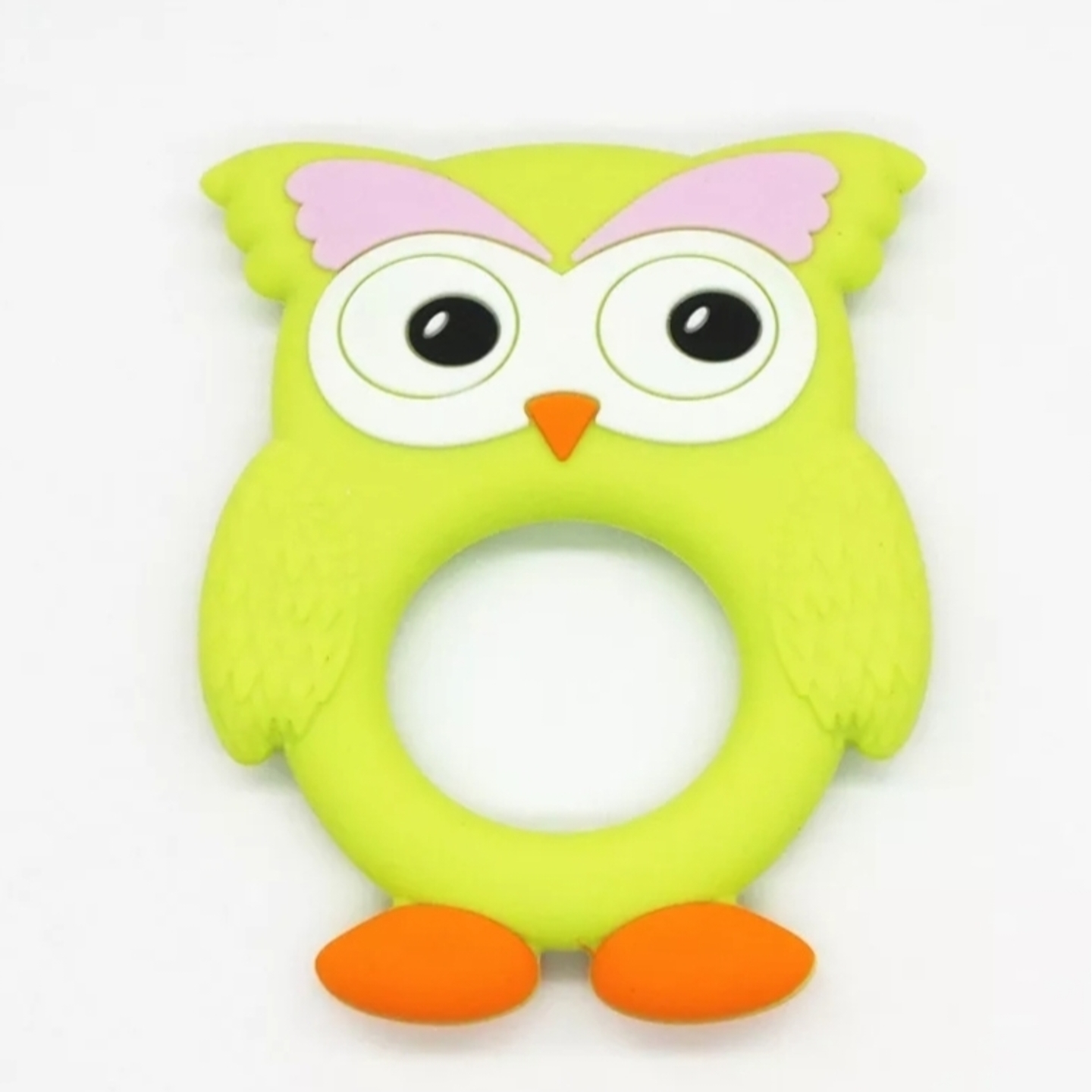 Brow Owl Teether Lime