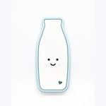 Baby Teether Milk Bottle Mint