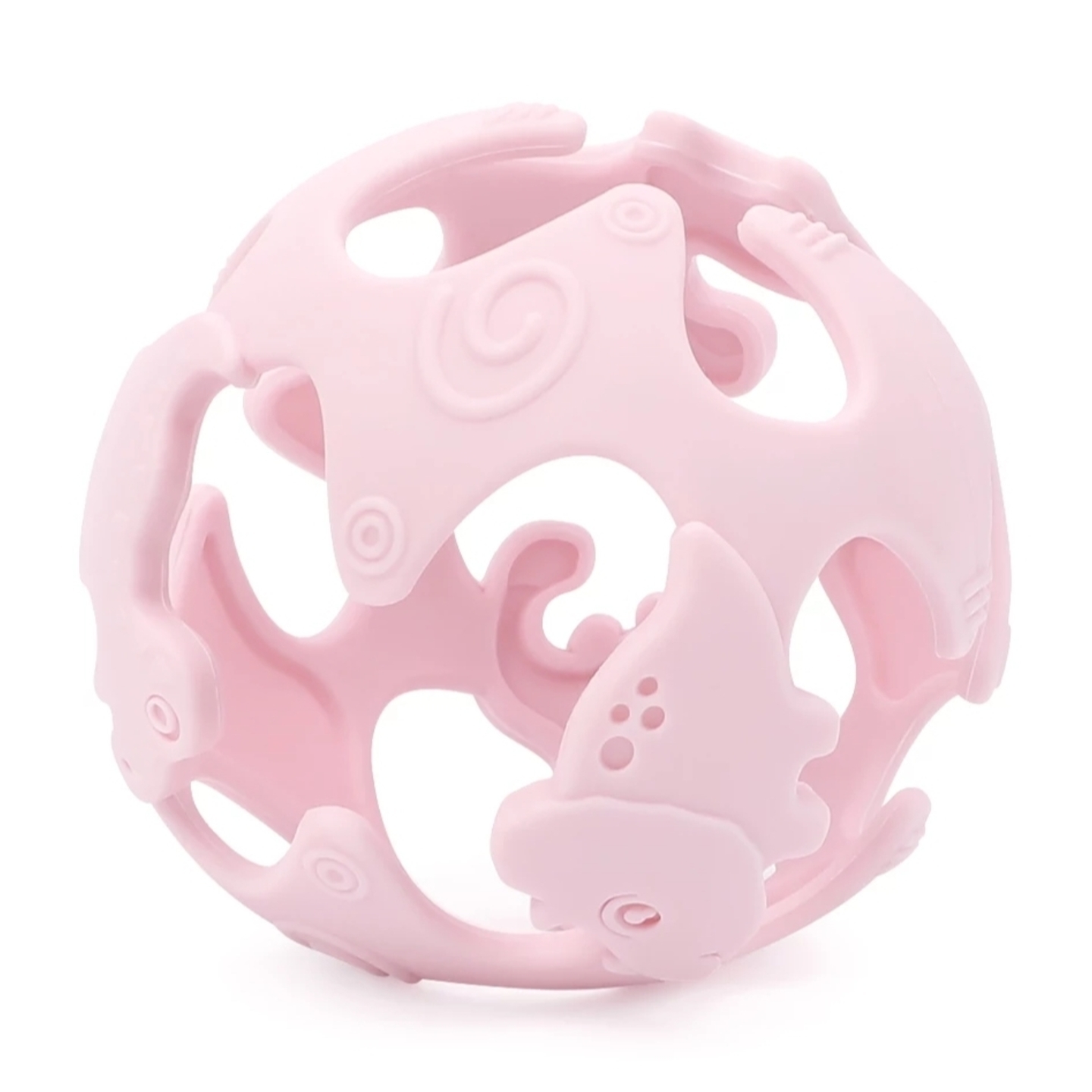 Dino Teething Ball (Pink) 