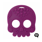 Baby Teether Sugar Skull Purple
