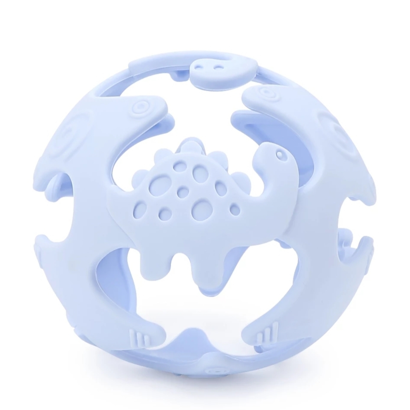 Dino Teething Ball (Blue) 