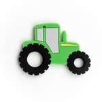 Baby Teether Tractor Green
