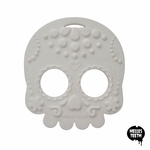 Baby Teether Sugar Skull White