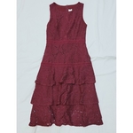 Lace dress *Maroon
