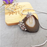 Raw electrofoam Agate (DarkBrown)