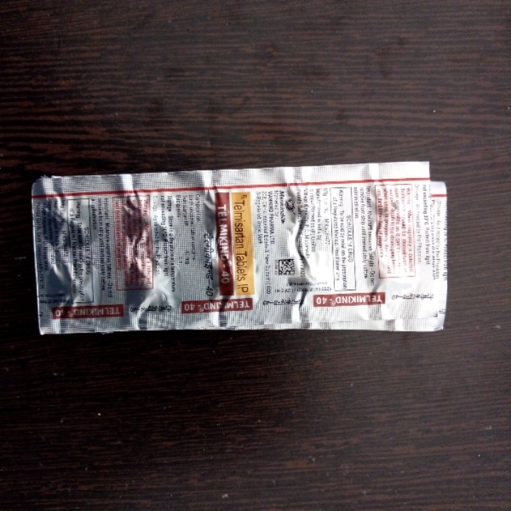 Telmikind 40 10's packing