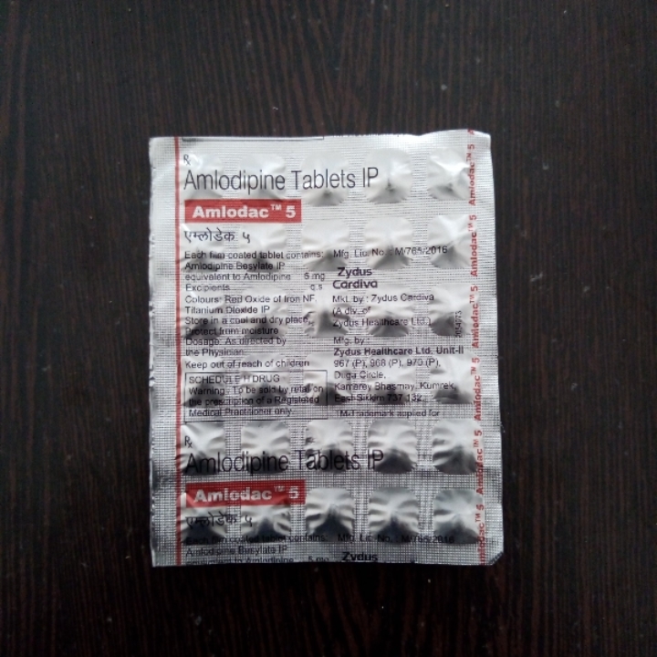 Amlodac 5 30's packing