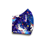Exclusive Handmade 3D Original Masks Midnight Unicorns Small 3-6 years old